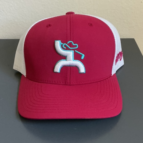Hooey Golf Magenta and White Cap - Picture 1 of 4